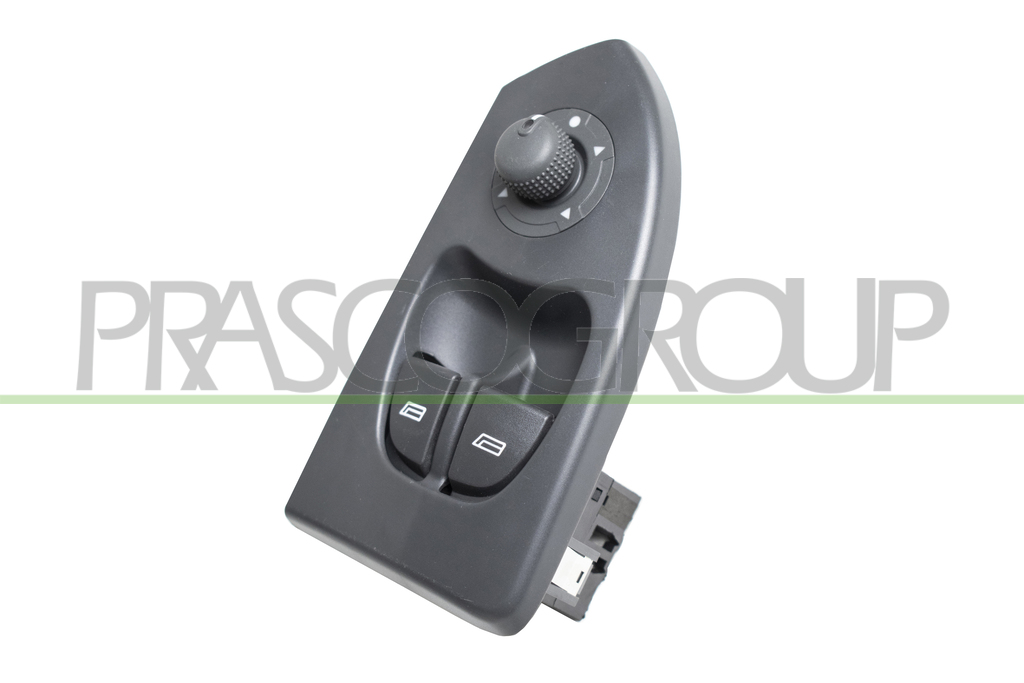 PANNEAU A BOUTON-POUSSOIR NOIR-2 INTERRUPTEURS-LEVE VITRE-PORTE AVANT GAUCHE-24 BROCHES