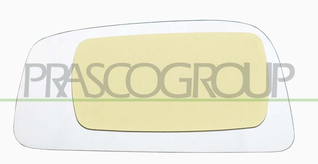 MIRROR GLASS BASE LEFT-LOWER-CONVEX