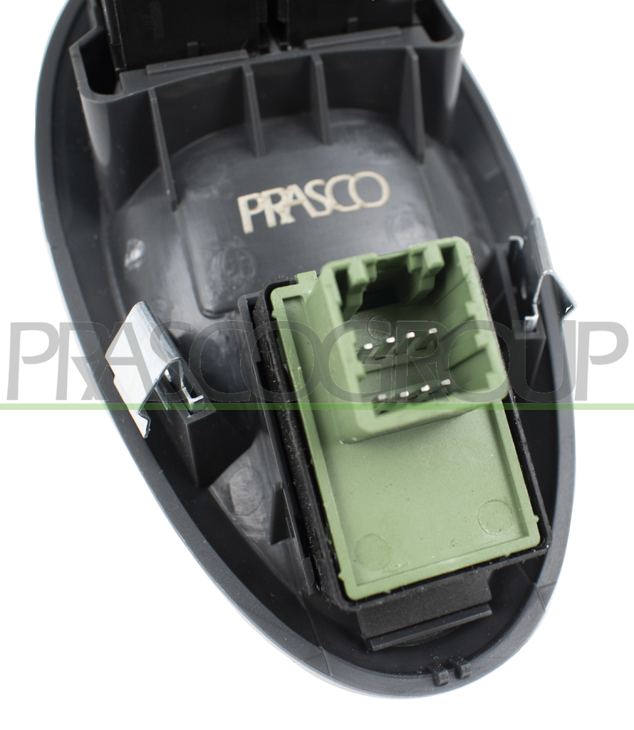 PULSANTIERA ALZACRISTALLO PORTA ANTERIORE SINISTRA-NERA-2 INTERRUTTORI-CON FUNZIONE REGOLAZIONE RETROVISORI-20 PINS