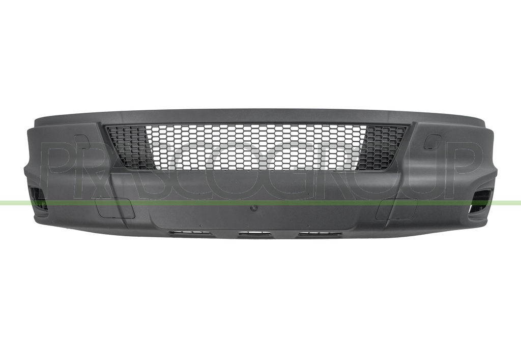 FRONT BUMPER-BLACK-WITH FOG LAMP HOLES