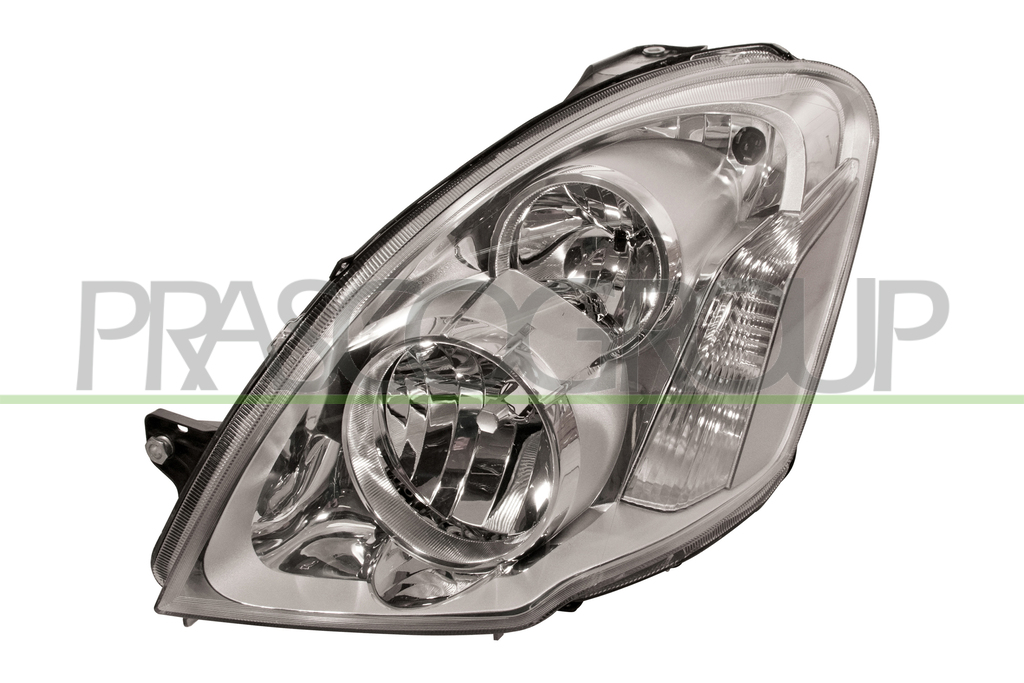 HEADLAMP LEFT H1+H7 ELECTRIC-WITH MOTOR