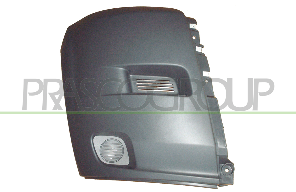 FRONT BUMPER END CUP RIGHT-PRIMED-WITH TOW HOOK COVER