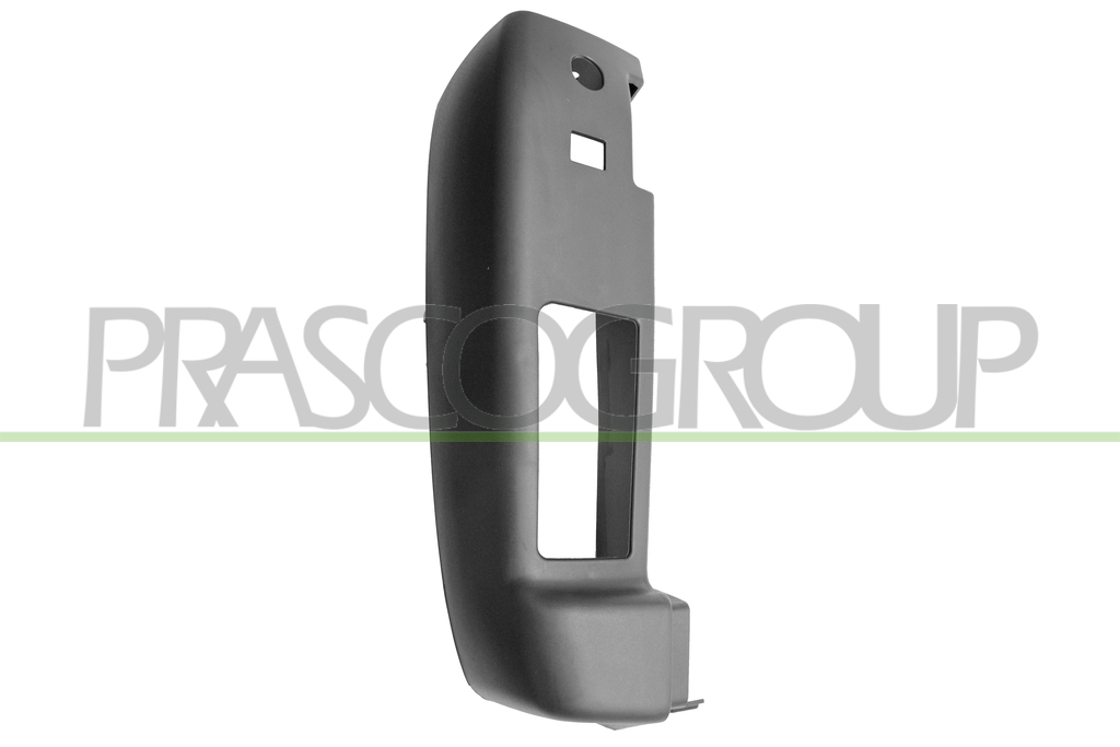 REAR BUMPER END CUP LEFT-LIGHT-GRAY-TEXTURED FINISH MOD. MAXI (15/17M3)
