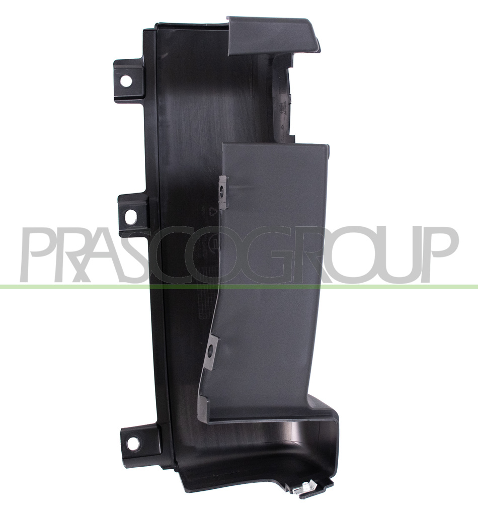 EMBOUT DROIT DE PARE-CHOCS ARRIERE NOIR STRUCTURE'-AVEC CATADIOPTRE MOD. MAXI (15/17M3)