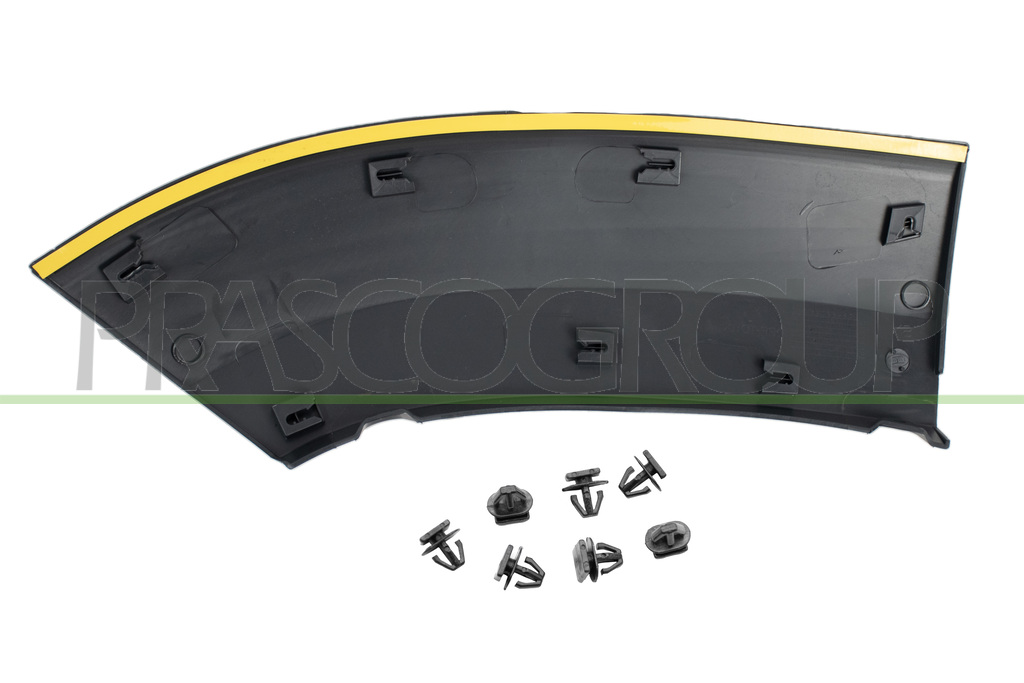 EXTENSION D'AILE AVANT DROITE-NOIRE STRUCTURE'-AVEC CLIPS