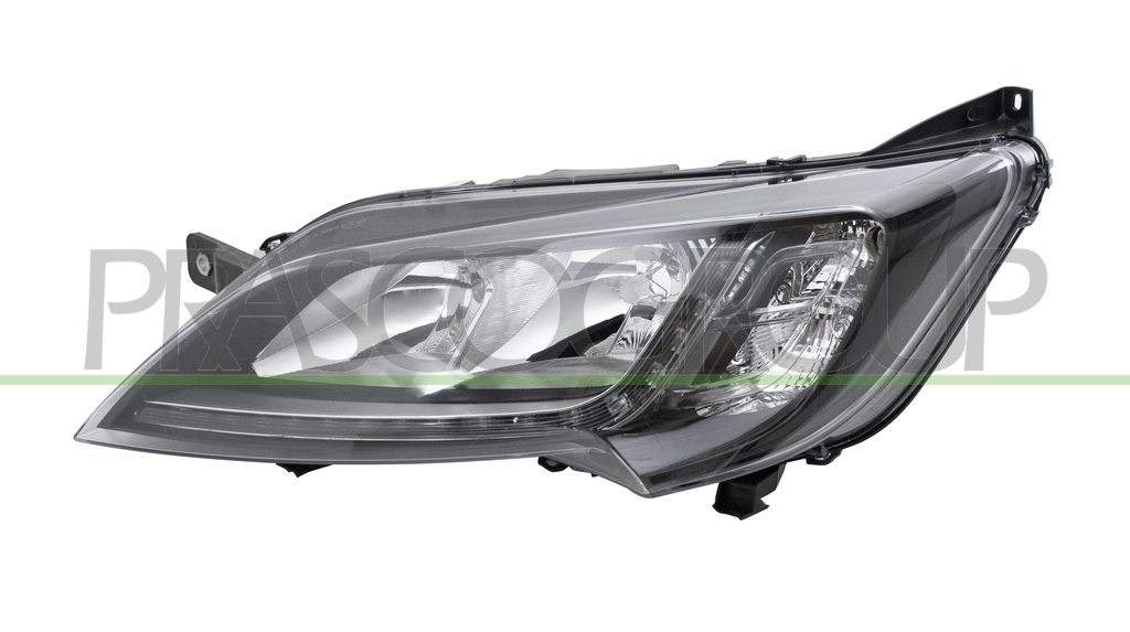 PROIETTORE SINISTRO H7+H7-ELETTRICO-CON MOTORE-CON LUCE DIREZIONALE-NERO-LED