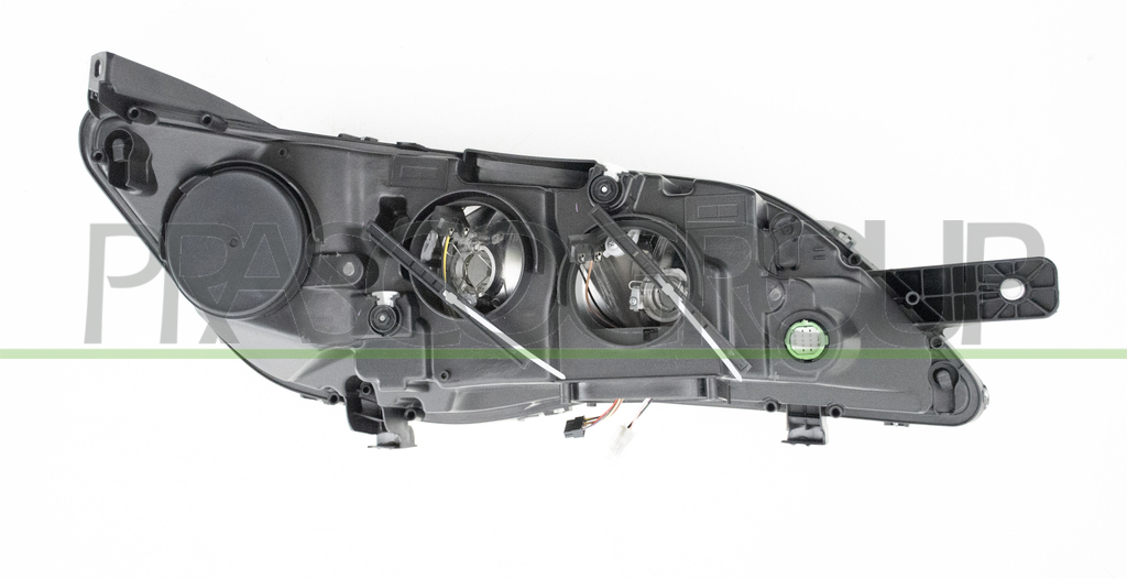PROIETTORE SINISTRO H7+H7-ELETTRICO-CON MOTORE-CON LUCE DIREZIONALE-NERO-LED