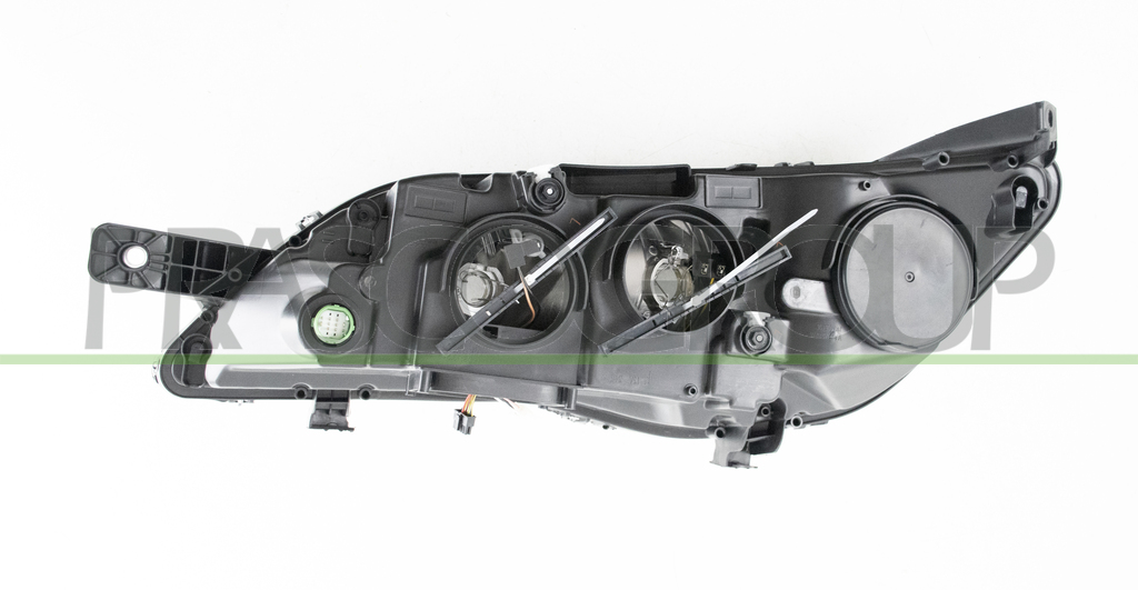 HEADLAMP RIGHT H7+H7 ELECTRIC-WITH MOTOR-WITH STATIC CORNERING LAMP-LED-CHROME