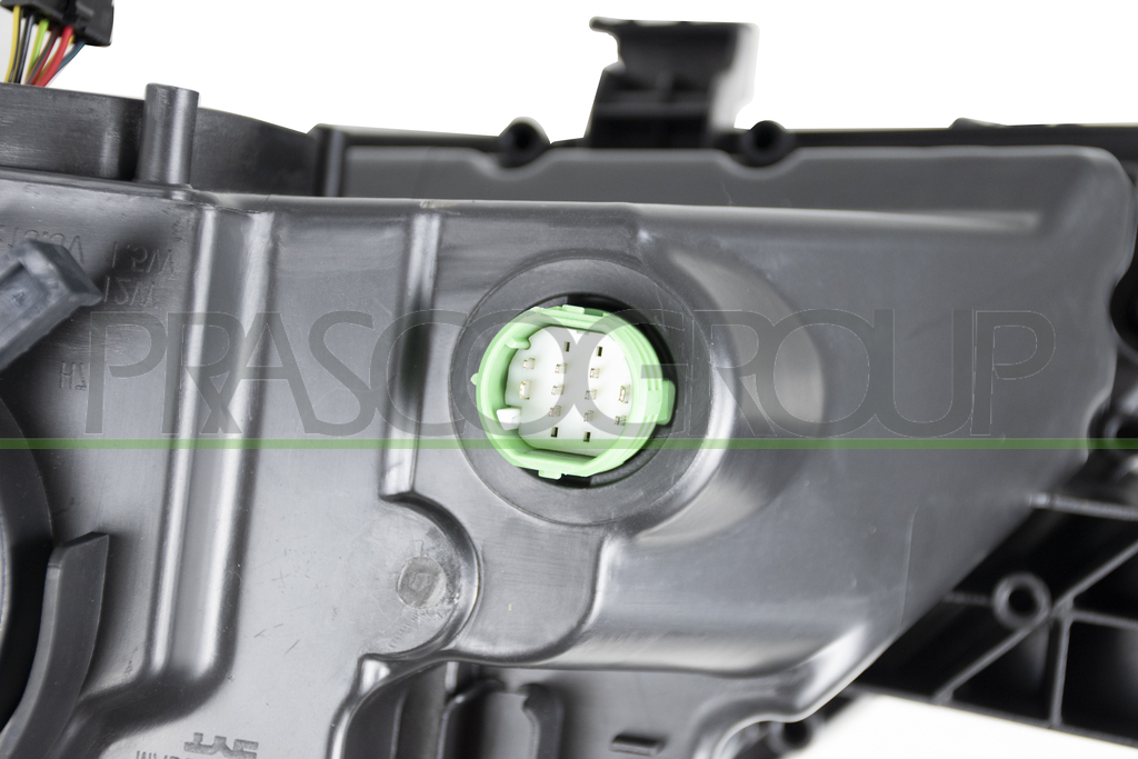 HEADLAMP RIGHT H7+H7 ELECTRIC-WITH MOTOR-WITH STATIC CORNERING LAMP-LED-CHROME