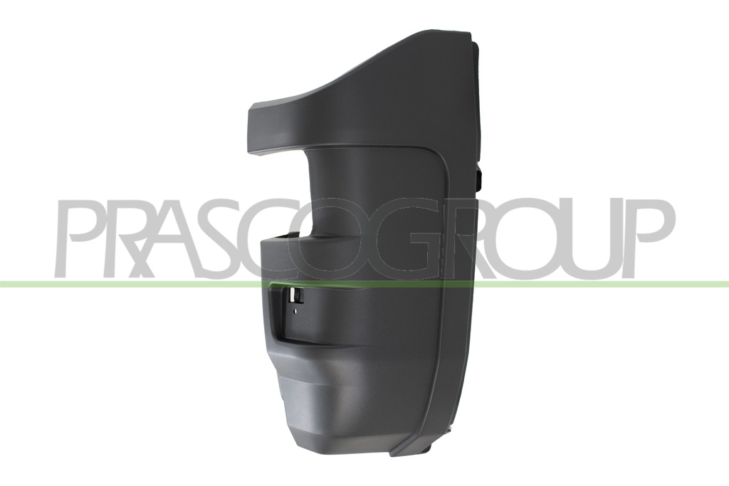 REAR BUMPER END CUP RIGHT-BLACK-TEXTURED FINISH