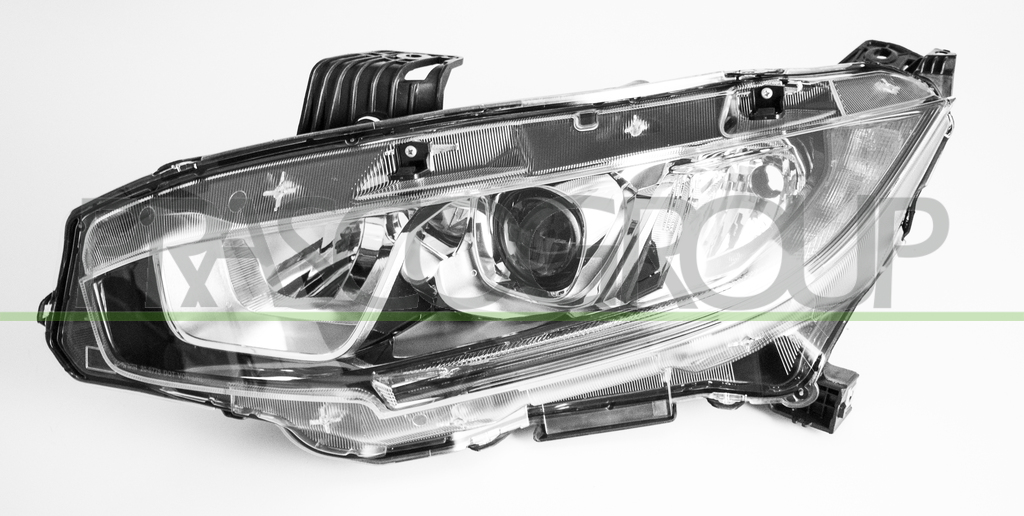 OPTICA IZQUIERDA H11+HB3 ELECTRICA-CON MOTOR-CON LUZ DIURNA-LED