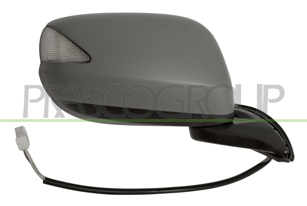 DOOR MIRROR RIGHT-ELECTRIC-PRIMED-WITH LAMP