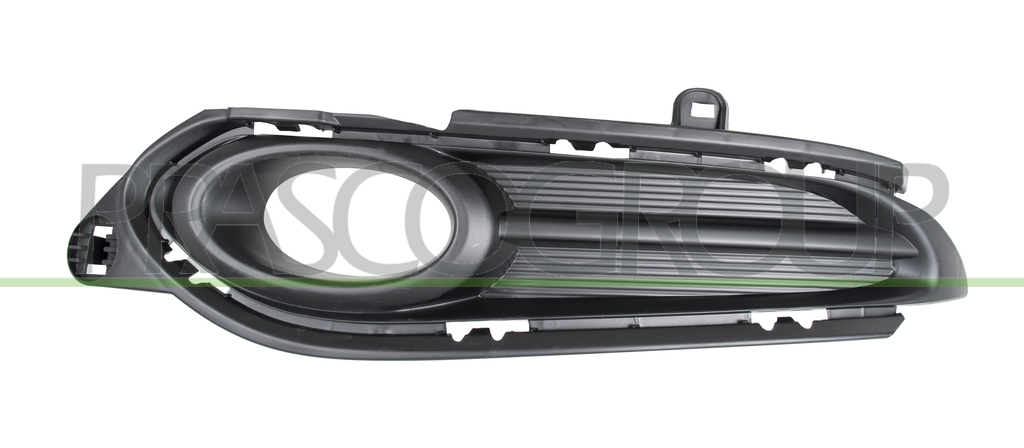 BUMPER GRILLE LEFT-BLACK-WITH FOG LAMP HOLE