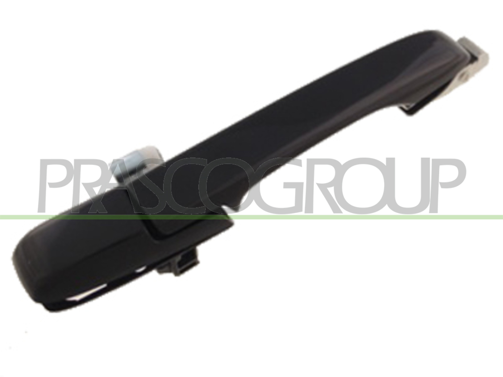 REAR DOOR HANDLE RIGHT-OUTER-SMOOTH-BLACK