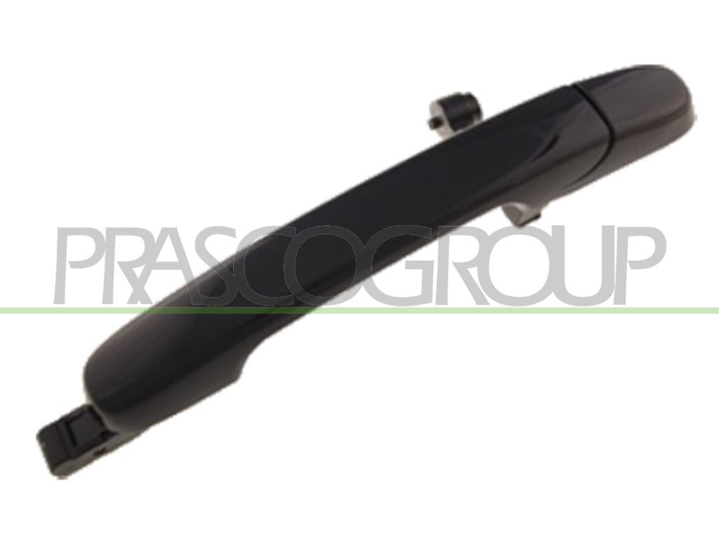 BACK DOOR HANDLE-OUTER-BLACK-WITHOUT KEY HOLE/SMOOTH