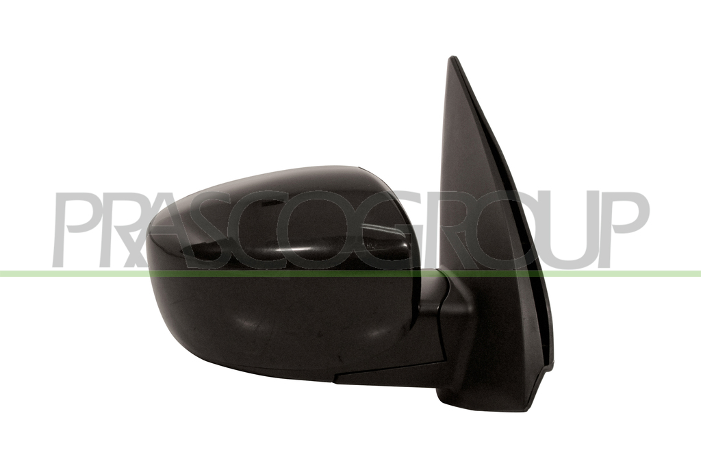 DOOR MIRROR RIGHT-ELECTRIC-BLACK-HEATED-CONVEX-CHROME