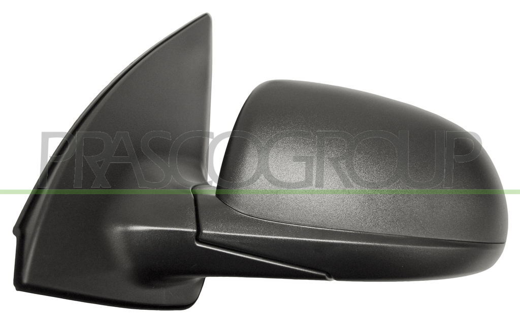 DOOR MIRROR LEFT-ELECTRIC-BLACK-CONVEX-CHROME-8H3P