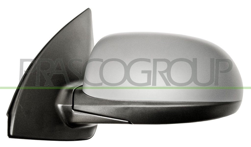 DOOR MIRROR LEFT-ELECTRIC-PRIMED-CONVEX-CHROME-8H3P
