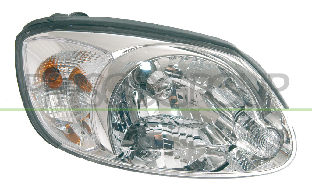 SCHEINWERFER LINKS-H4-MIT LWR-OHNE MOTOR-MIT-WEISSEM BLINKER