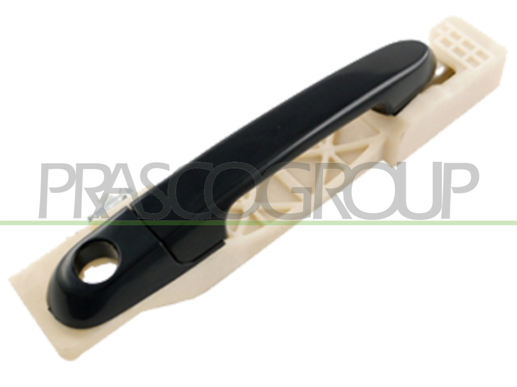 FRONT DOOR HANDLE RIGHT-OUTER-COMPLETE-WITH PRIMED BASE-WITH KEY HOLE