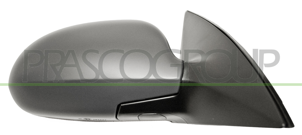 DOOR MIRROR RIGHT-CABLE-PRIMED-CONVEX-CHROME