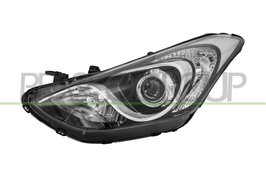 HEADLAMP LEFT H7+H7 ELECTRIC-WITH MOTOR
