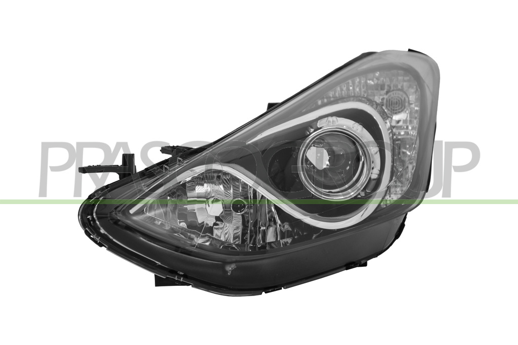 HEADLAMP LEFT H7+H7 ELECTRIC-WITH MOTOR