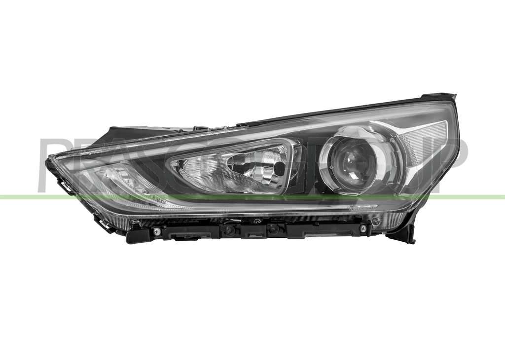 PROIETTORE SINISTRO H7+HB3-ELETTRICO-CON MOTORE-SILVER