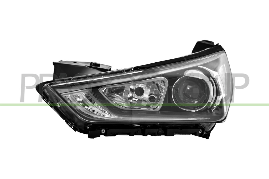 PROIETTORE SINISTRO H7+HB3-ELETTRICO-CON MOTORE-SILVER