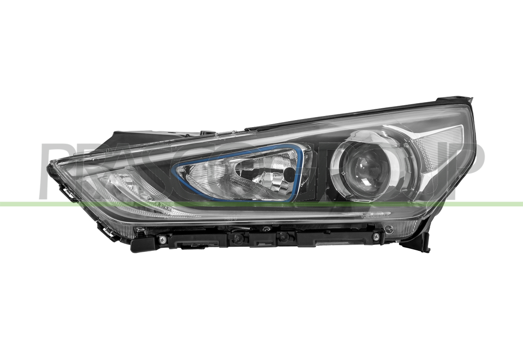 SCHEINWERFER LINKS H7+HB3-MIT LWR-MIT MOTOR-BLAU