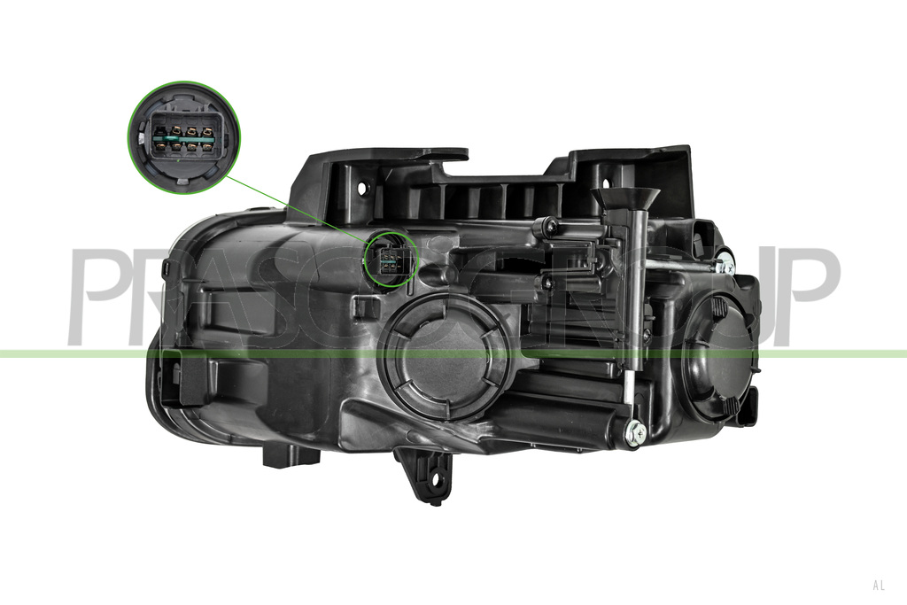 PROIETTORE DESTRO H7+H7+H7-ELETTRICO-CON MOTORE