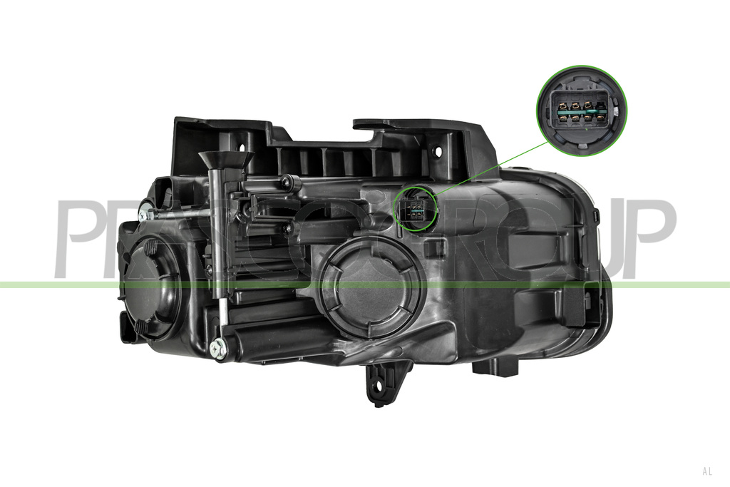 SCHEINWERFER LINKS H7+H7-MIT LWR-MIT MOTOR