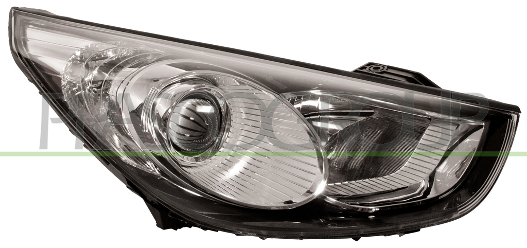 HEADLAMP RIGHT H7+H7 ELECTRIC-WITH MOTOR