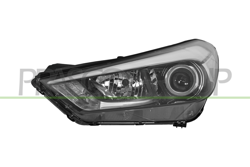 SCHEINWERFER LINKS H7+H7+H7-MIT LWR-MIT MOTOR-MIT TAGFAHRLICHT-LED-SCHWARZ