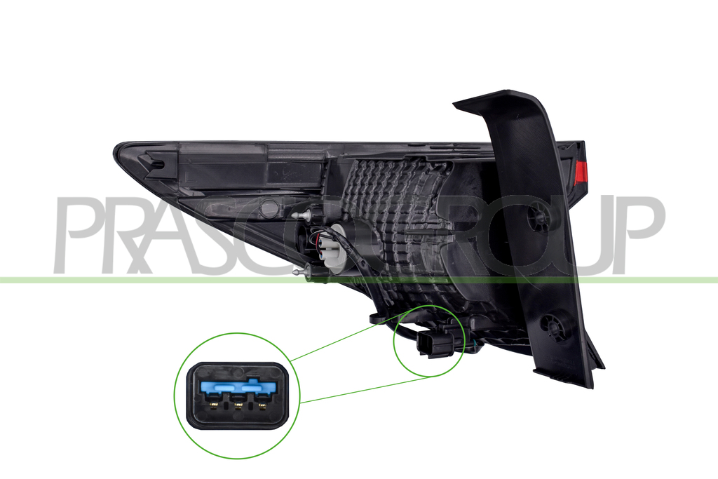 TAIL LAMP RIGHT-OUTER-WITH BULB HOLDER-WITH WIRING