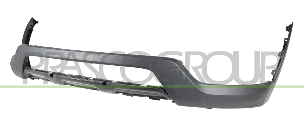 FRONT BUMPER SPOILER-BLACK-TEXTURED FINISH-WITH CUTTING MARKS FOR PARK ASSIST