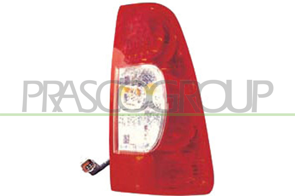 FANALE POSTERIORE DESTRO-SENZA PORTALAMPADA-BIANCO-ROSSO