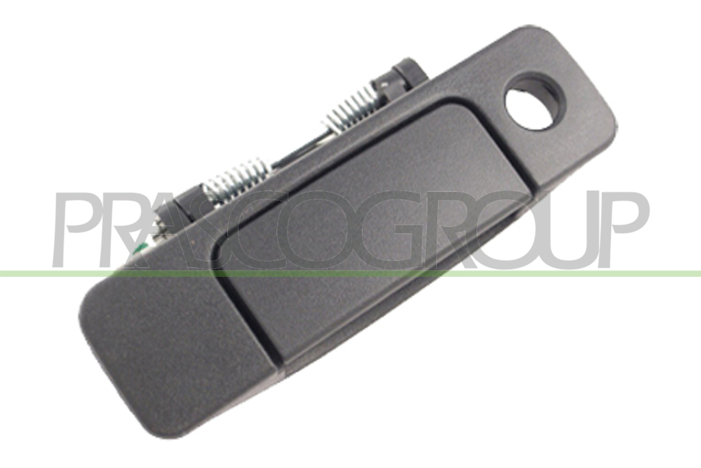 BACK DOOR HANDLE-OUTER-BLACK-WITH KEY HOLE
