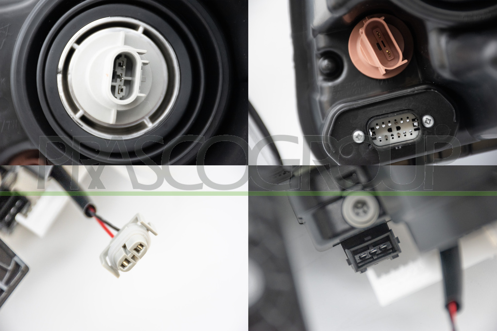 HEADLAMP RIGHT H9 ELECTRIC-WITH MOTOR