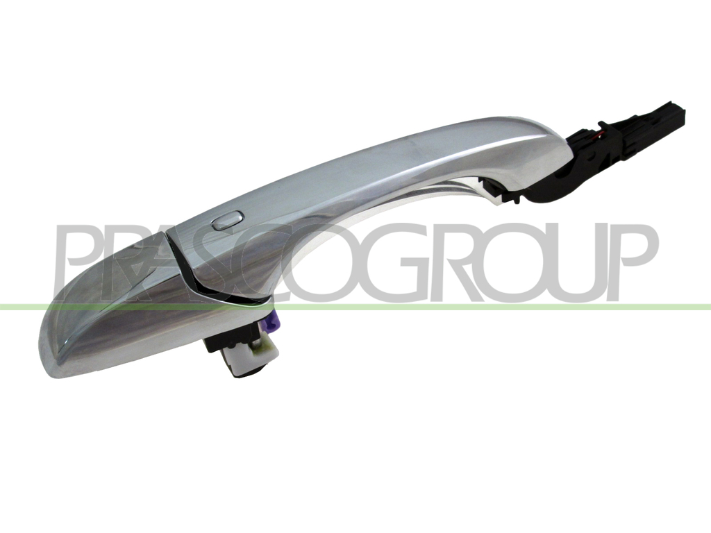 FRONT/REAR DOOR HANDLE RIGHT-OUTER-CHROME-FOR SMART ENTRY-WITHOUT KEY HOLE