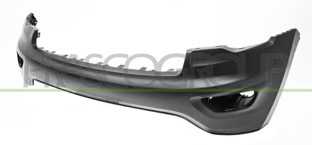 FRONT BUMPER-UPPER-PRIMED-WITH HEADLAMP WASHER CUTTING MARKS AND PDC MOD. TRAILHAWK