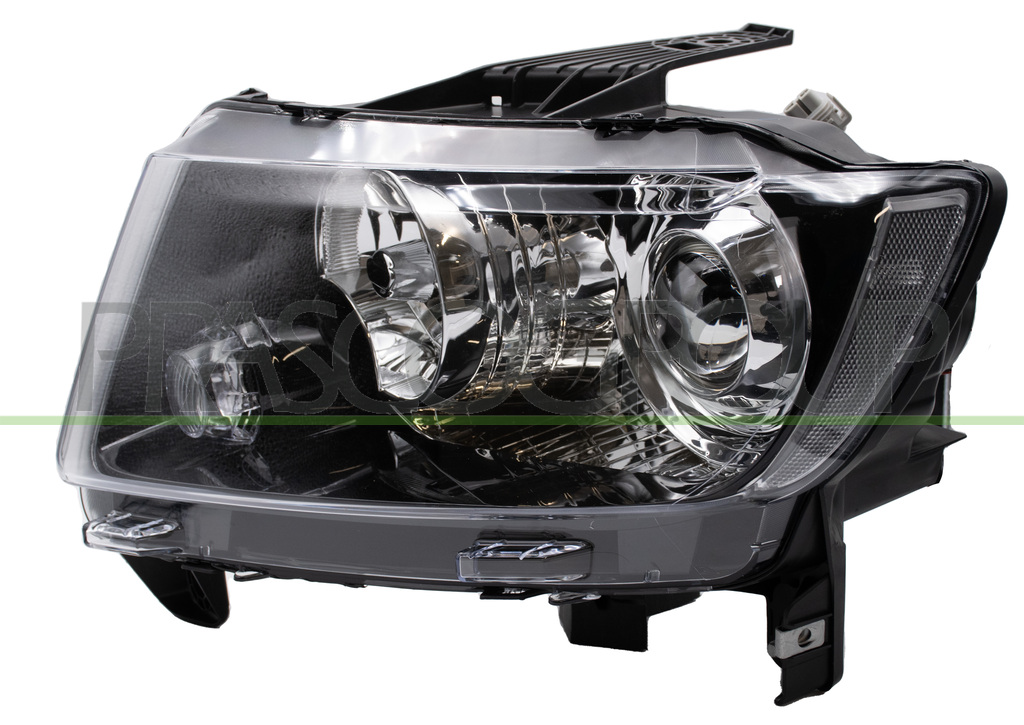 HEADLAMP LEFT H9 ELECTRIC-WITH MOTOR-BLACK