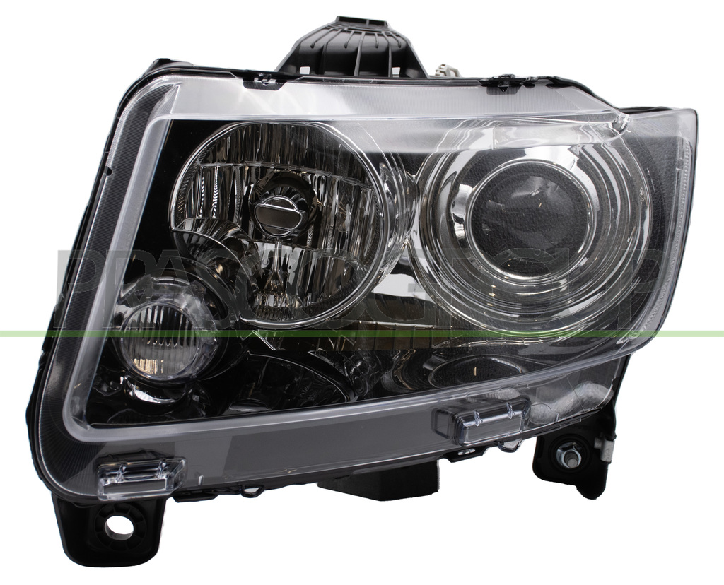 HEADLAMP LEFT H9 ELECTRIC-WITH MOTOR-BLACK