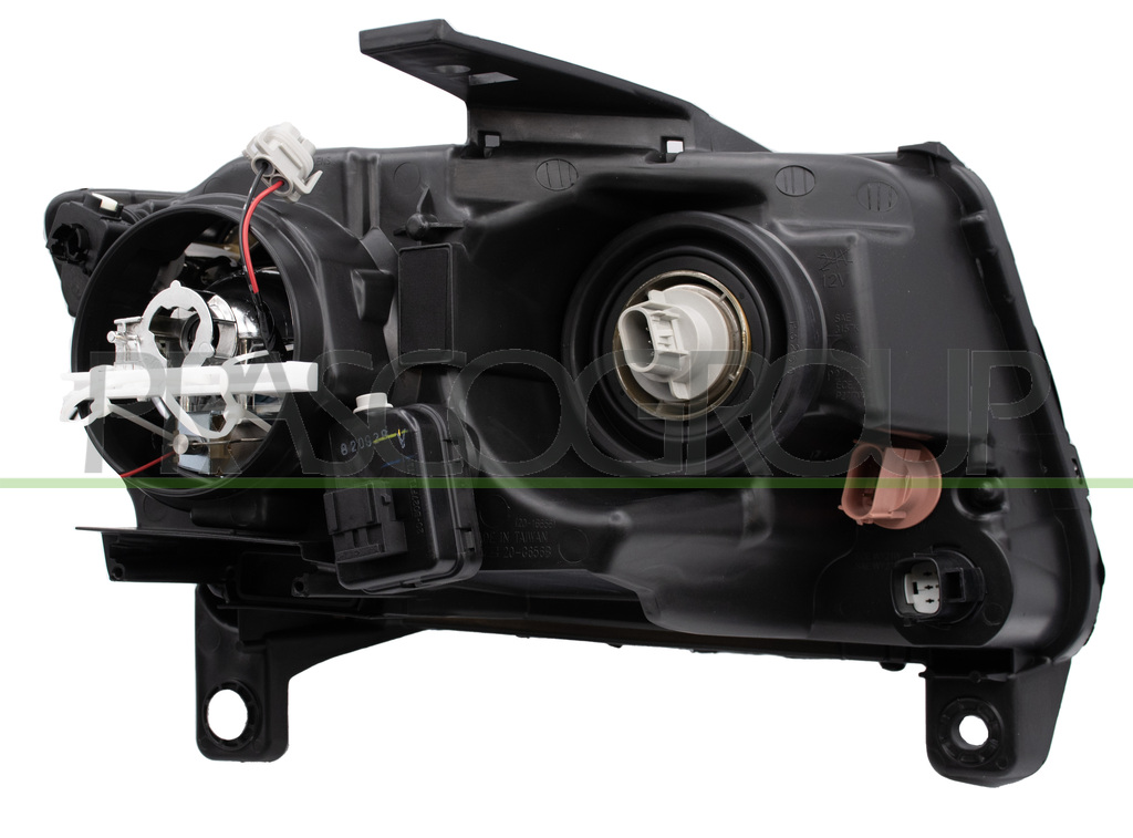 HEADLAMP LEFT H9 ELECTRIC-WITH MOTOR-BLACK