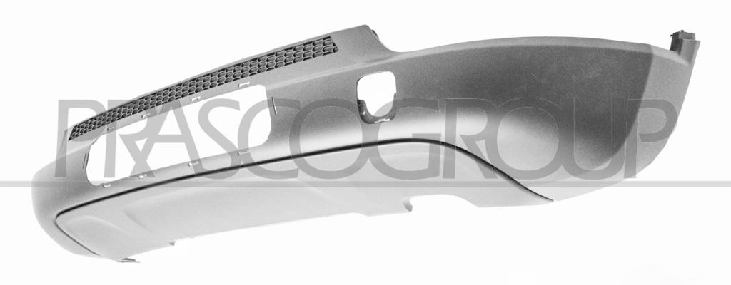 REAR BUMPER-LOWER-BLACK-TEXTURED FINISH-WITH CUTTING MARKS FOR PDC-WITH ELECTRIC TRAILER HOOK HOLE