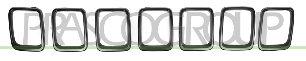 RADIATOR GRILLE MOLDING-GRAY (7 PCS)