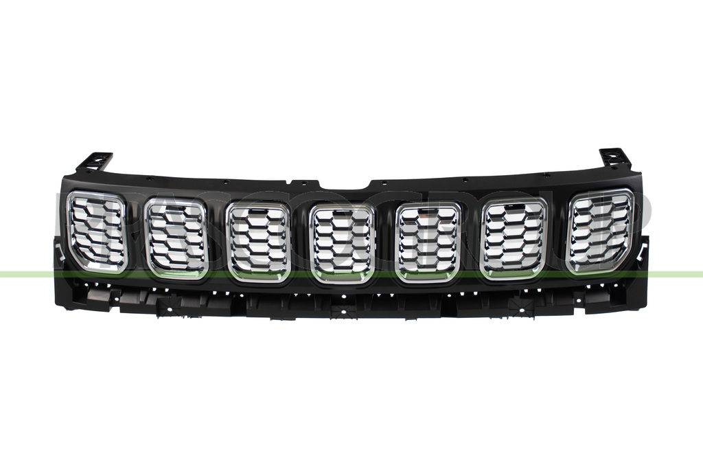 RADIATOR GRILLE-BLACK-WITH CHROME MOLDINGS