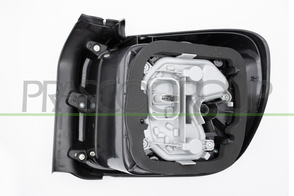 TAIL LAMP LEFT-WITHOUT BULB HOLDER-WITH BLACK/SILVER FRAME