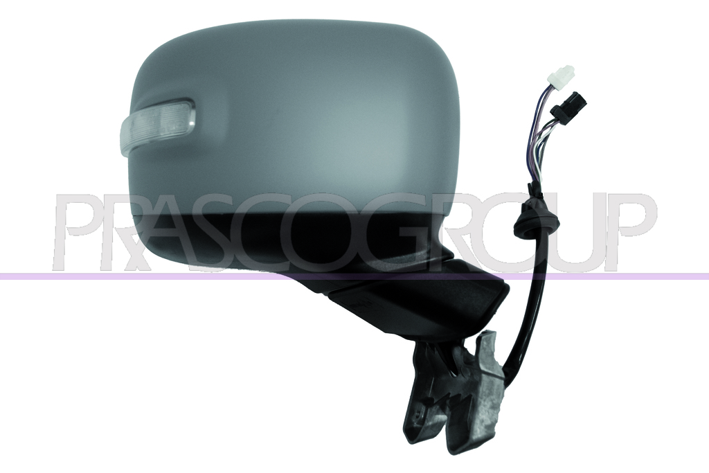 RETROVISORE DESTRO-ELETTRICO-TERMICO-CON PRIMER-CON FANALE-CHIUDIBILE-CON SONDA-CON VISUALE ANGOLO MORTO-CONVESSO-11 PINS