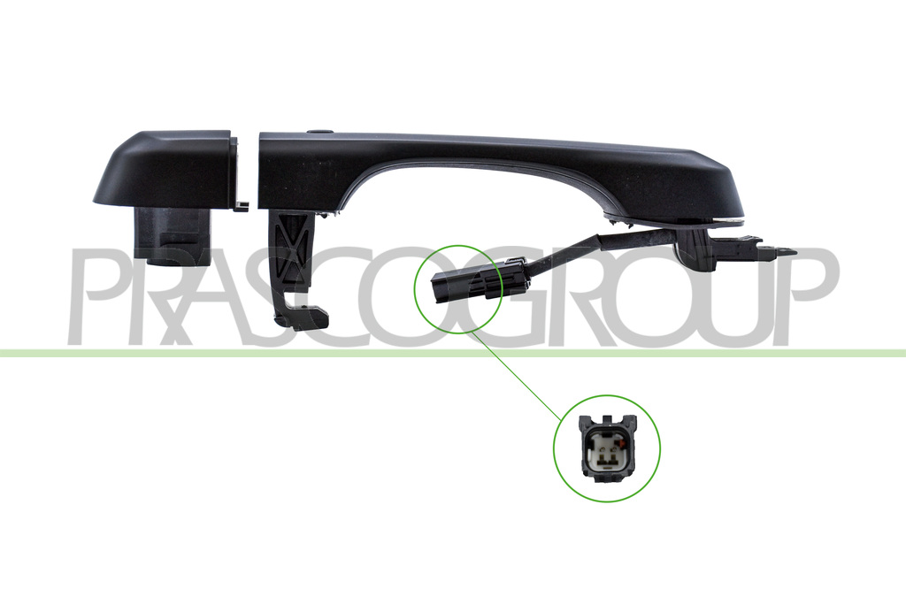 MANIGLIA ANTERIORE DESTRA-ESTERNA-CON PRIMER-SENZA FORO NOTTOLINO-CON SMART ENTRY